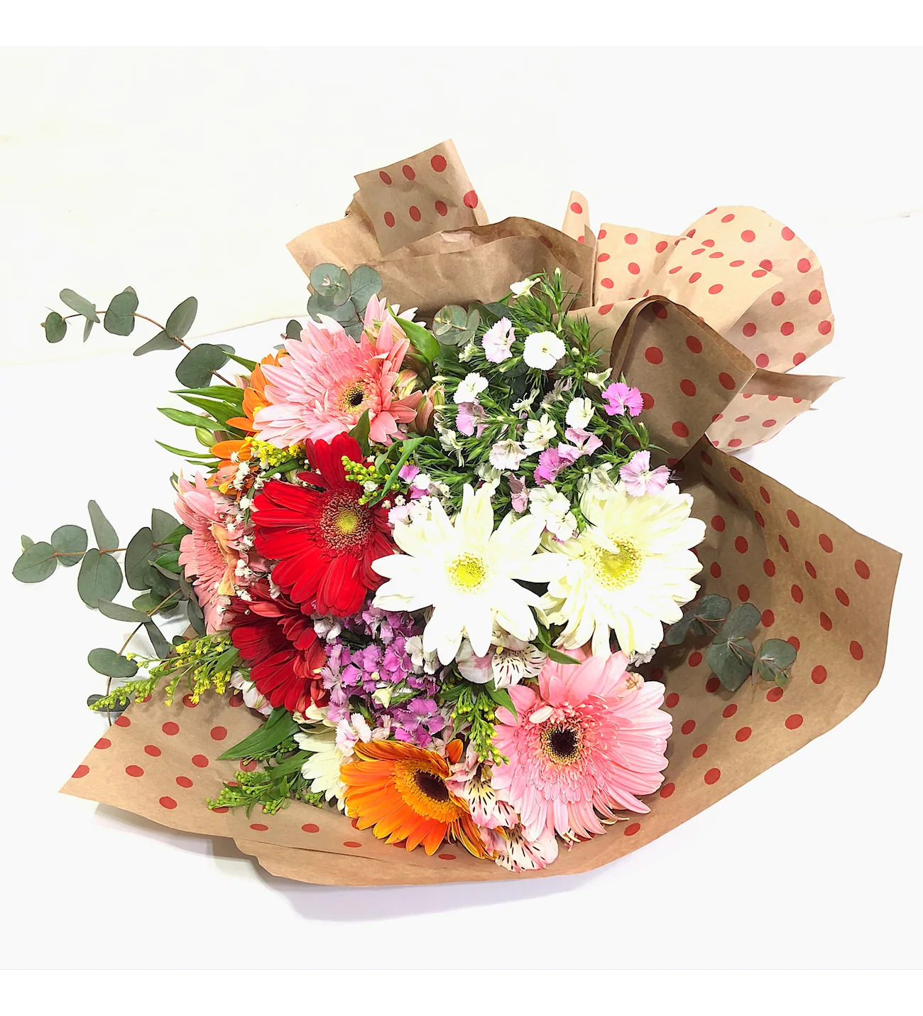 Gökkuşağı Gerbera Mevsim Buketi Serisi - Görsel 2 - Uşak Çiçek