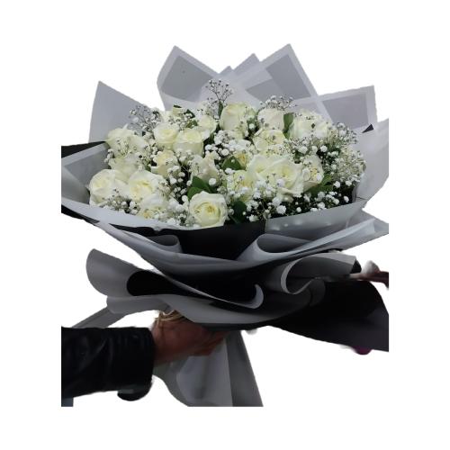 Zarif Saflik: 41 Li Beyaz Gül Buket